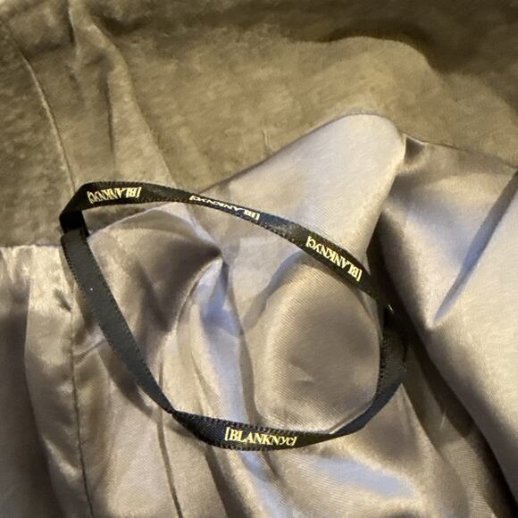 BLANKNYC-Suede Leather Lined Mini Skirt-Lace Up Faux Wrap-Smoky Gray-Size 30 - Picture 12 of 16